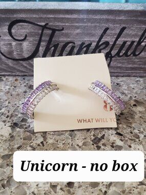 Bomb party earrings - Unicorn!